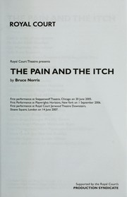 Front cover of The pain and the Itch by Bruce Norris