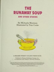 Front cover of The runaway soup and other stories by Michaela Muntean