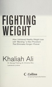 Cover of Fighting weight by Khaliah Ali