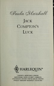 Cover of Jack Compton's Luck by Paula Marshall