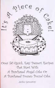 Front cover of It's a piece of cake by Jackie Gannaway