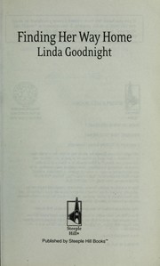 Cover of Finding her way home by Linda Goodnight
