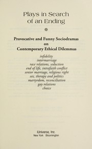 Front cover of Plays in search of an ending by Milton Matz