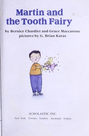 Front cover of Martin and the tooth fairy by Bernice Chardiet