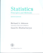 Cover of Statistics by Richard A. Johnson