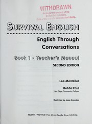 Front cover of Survival English by Lee Mosteller