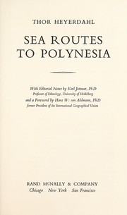 Cover of Sea routes to Polynesia by Thor Heyerdahl