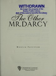 Cover of The other Mr. Darcy by Monica Fairview