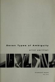 Front cover of Seven types of ambiguity by Elliot Perlman
