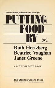 Front cover of Putting food by by Ruth Hertzberg