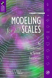 Front cover of Modeling for All Scales by Howard T. Odum