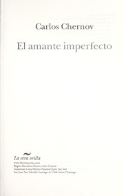 Front cover of El amante imperfecto by Carlos Chernov