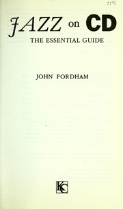 Cover of Jazz on Cd by John Fordham