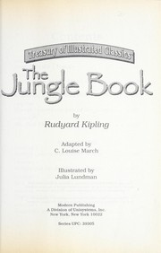 Front cover of The jungle book by C. Louise March