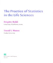 Front cover of The Practice of statistics in the life sciences by Brigitte Baldi