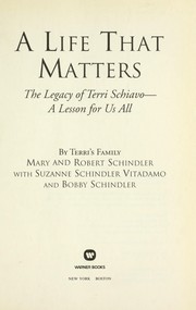 Front cover of A life that matters by Mary A. Schindler