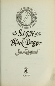 Front cover of The sign of the black dagger by Joan Lingard