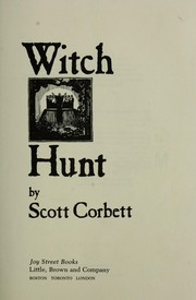 Cover of Witch hunt by Scott Corbett