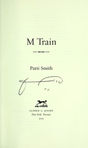 Cover of M train by Patti Smith