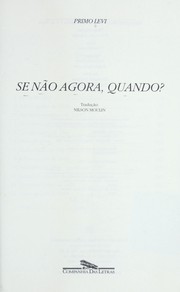 Cover of Se na o agora, quando? by Unknown