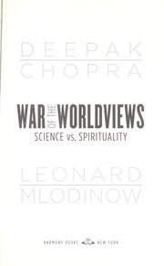 Front cover of War of the Worldviews by Deepak Chopra