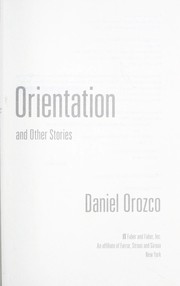 Cover of Orientation by Daniel Orozco