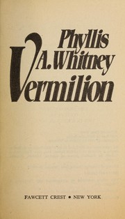 Cover of Vermilion by Phyllis A. Whitney