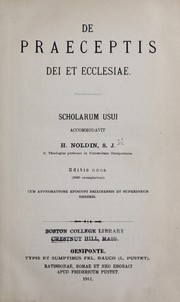Cover of Summa theologiae moralis by H. Noldin