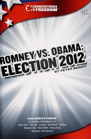 Cover of Romney vs. Obama by Peter Benoit