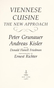 Cover of Viennese cuisine by Peter Grunauer