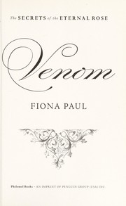 Front cover of Venom by Fiona Paul