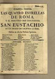 Front cover of Las quatro estrellas de Roma. Y el martyrio mas sangrieto. San Eustachio by Unknown