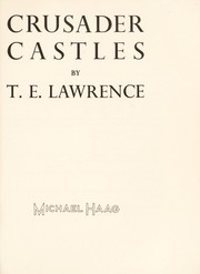 Front cover of Crusader Castles (Hippocrene Insider's Guides Series) by T. E. Lawrence