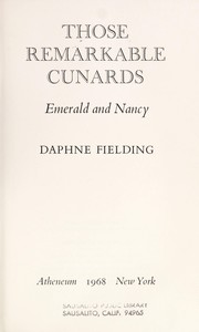 Cover of Emerald and Nacy by Daphne Fielding