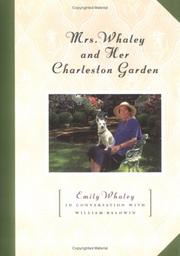 Cover of Mrs. Whaley and her Charleston garden by Emily Whaley