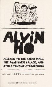 Cover of Alvin Ho by Lenore Look