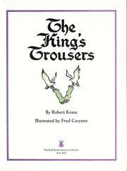 Cover of The king's trousers by Robert Kraus