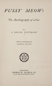 Front cover of Pussy Meow by Patteson, Susanna Louise