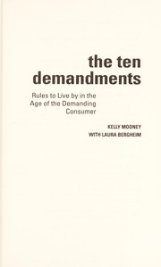 Cover of The ten demandments by Kelly Mooney