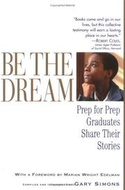Cover of Be the dream by Gary Simons