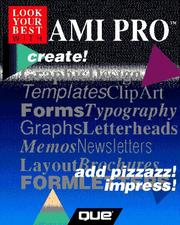 Front cover of Look your best with Ami Pro by Sue Plumley