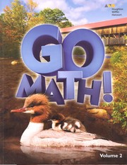 Front cover of 02 - Go Math! Volume 2 by Houghton Mifflin Company