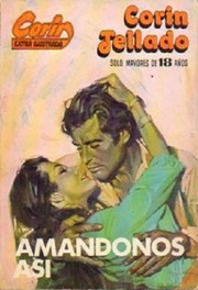 Cover of Amándonos así by Corín Tellado