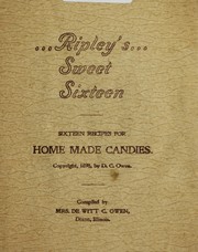 Front cover of Ripley's sweet sixteen by Owen, DeWitt C. Mrs