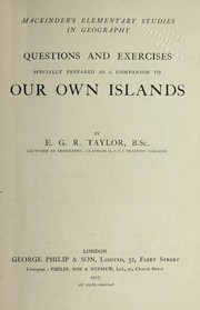 Cover of Questions and exercises specially prepared as a companion to by Eva Germaine Rimington Taylor