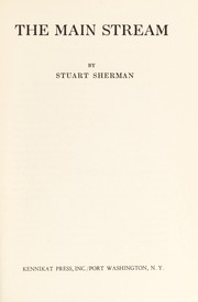 Cover of The main stream by Stuart Pratt Sherman