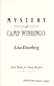 Front cover of Mystery at Camp Windingo by Lisa Eisenberg