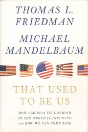 Cover of That used to be us by Thomas L. Friedman