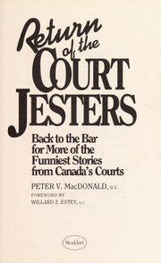 Front cover of Return of the court jesters by Peter V. MacDonald