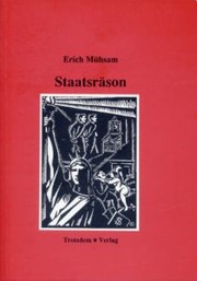 Cover of Staatsräson by Erich Mühsam